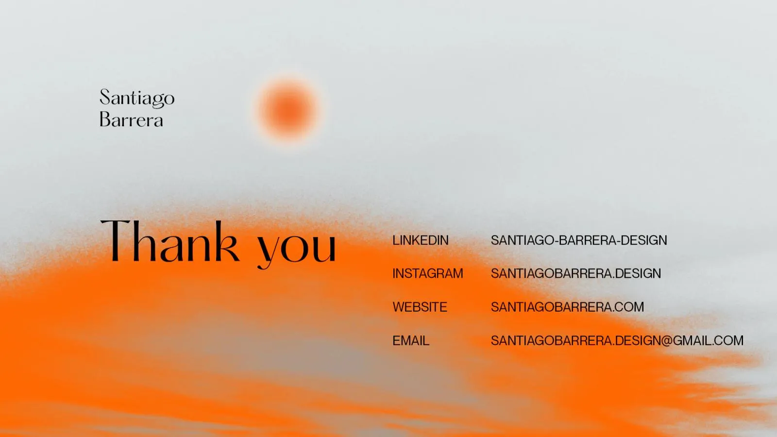 Personal branding thank you
